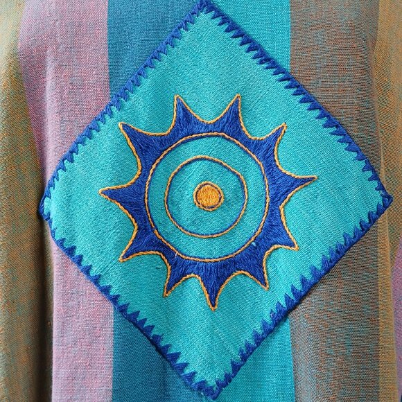 Vintage Josefa Mexican Cotton Caftan - Picture 3 of 7